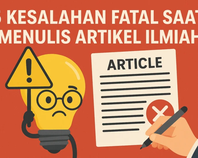 5 Kesalahan Fatal Saat Menulis Artikel Ilmiah