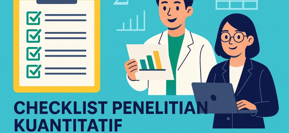 checklist penelitian kuantitatif