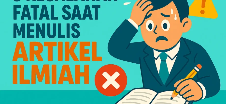 5 Kesalahan Fatal Saat Menulis Artikel Ilmiah