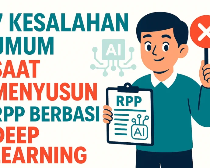 7 Kesalahan Umum Saat Menyusun RPP Berbasis Deep Learning