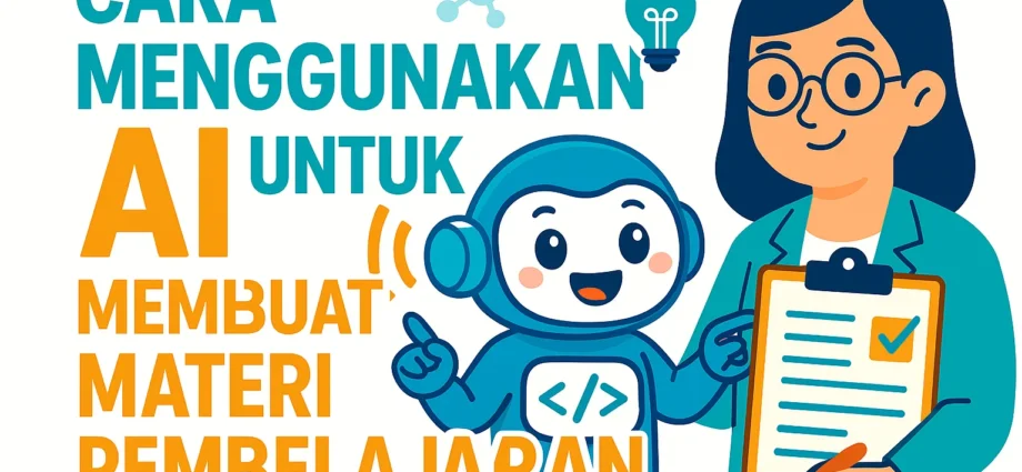 Cara Menggunakan AI untuk Membuat Materi Pembelajaran