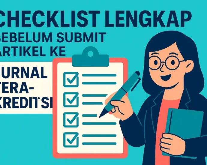 Checklist Lengkap Sebelum Submit Artikel ke Jurnal Terakreditasi