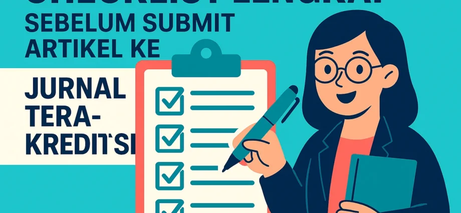 Checklist Lengkap Sebelum Submit Artikel ke Jurnal Terakreditasi