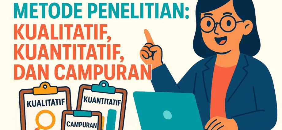 Mengenal Jenis Metode Penelitian: Kualitatif, Kuantitatif, dan Campuran