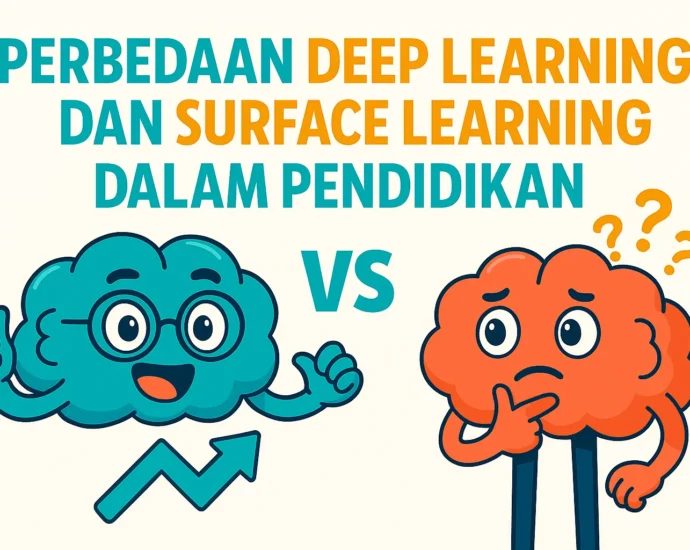 perbedaan deep learning dan surface learning