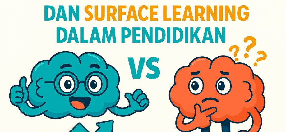 perbedaan deep learning dan surface learning