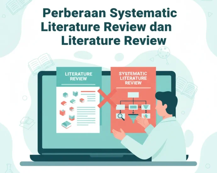 literature review biasa, penelitian SLR, systematic literature review pendidikan, perbedaan SLR dan review naratif