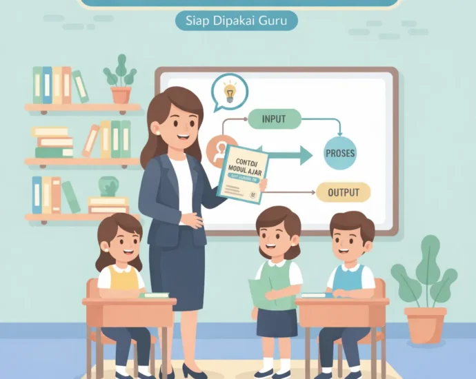 contoh modul ajar deep learning SD