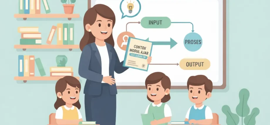 contoh modul ajar deep learning SD