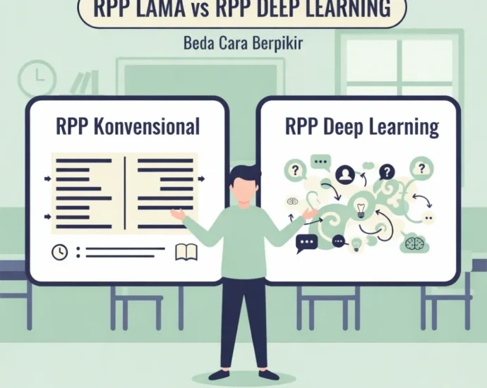 Perbedaan RPP Konvensional dan RPP Deep Learning