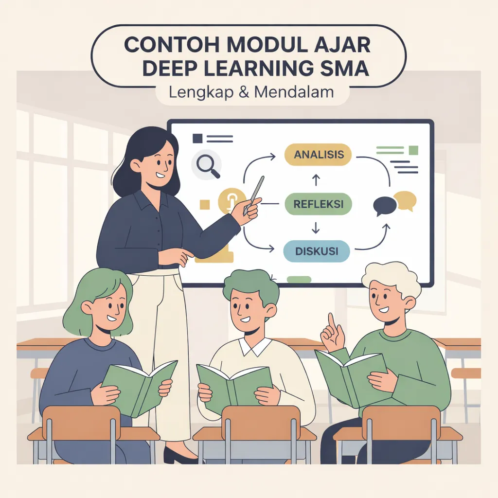 contoh modul ajar deep learning SMA