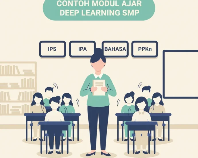 contoh modul ajar deep learning SMP