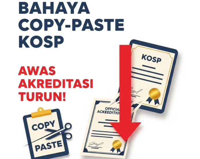 Awas Akreditasi Turun! Bahaya Copy-Paste KOSP
