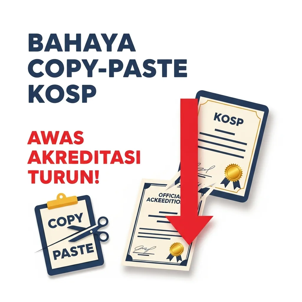 Awas Akreditasi Turun! Bahaya Copy-Paste KOSP