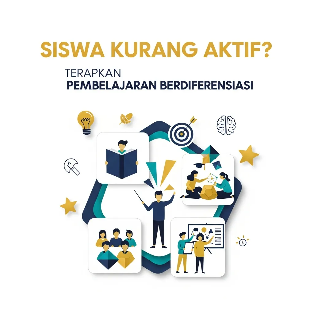 Siswa Kurang Aktif Terapkan Pembelajaran Berdiferensiasi
