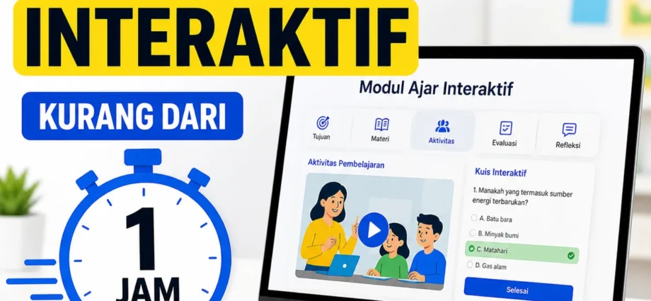 Bikin Modul Ajar Interaktif