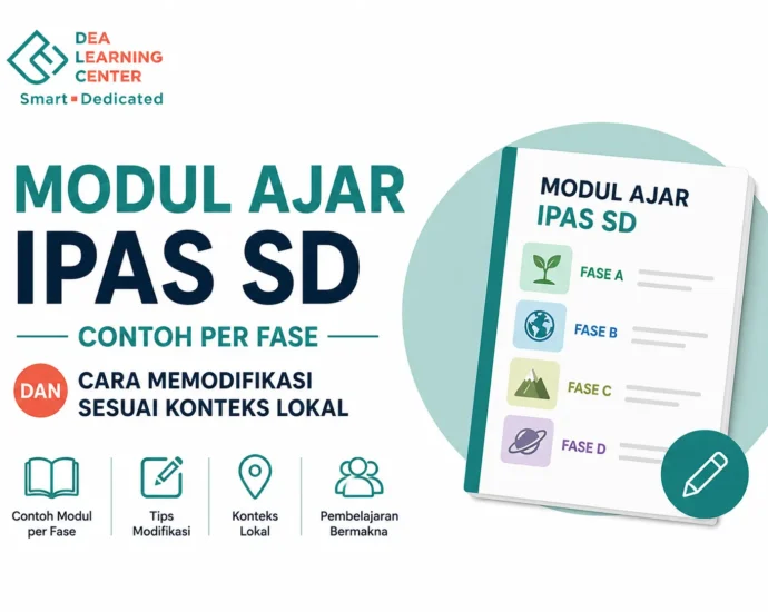 Modul Ajar IPAS SD per Fase + Cara Modifikasi Konteks Lokal