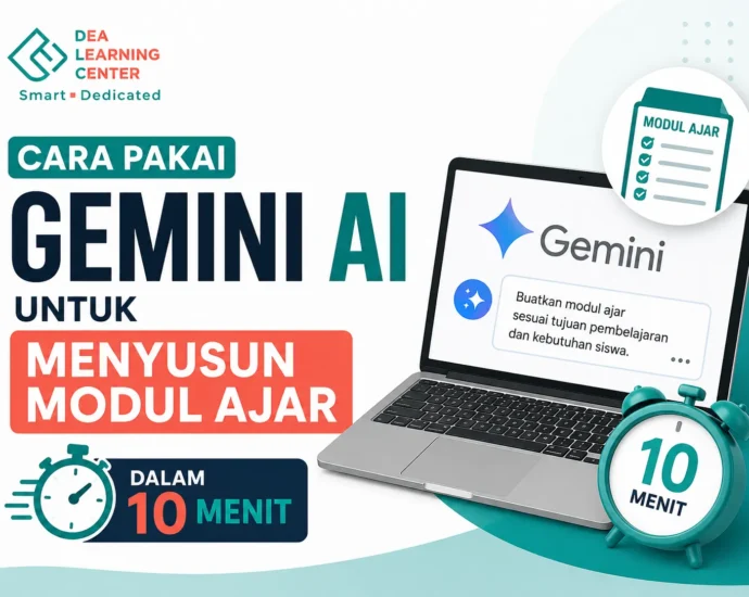 Cara pakai Gemini AI untuk menyusun modul ajar dalam 10 menit
