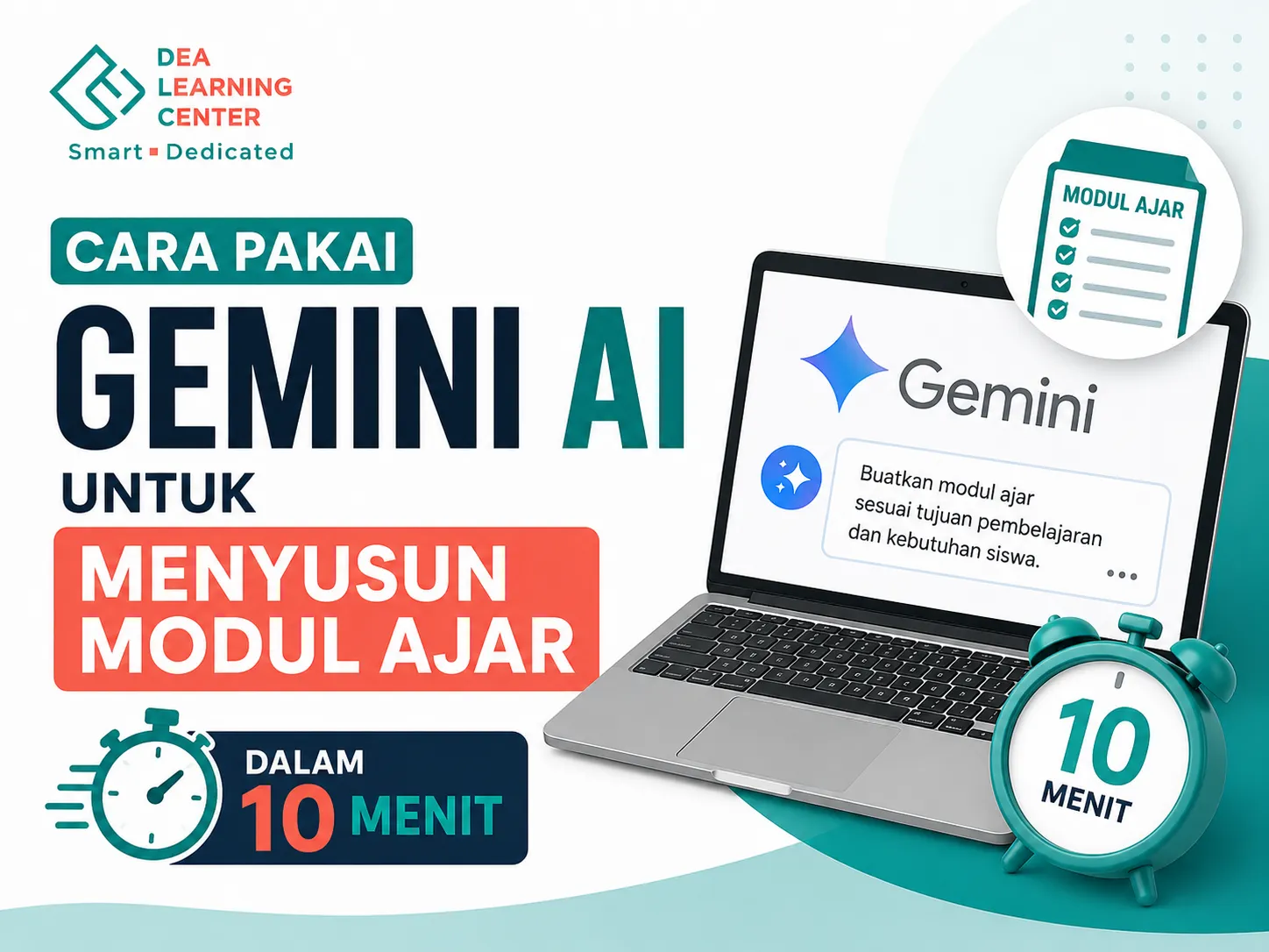 Cara pakai Gemini AI untuk menyusun modul ajar dalam 10 menit