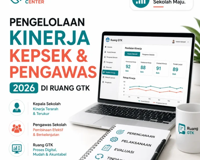 Pengelolaan Kinerja Kepsek & Pengawas 2026 di Ruang GTK